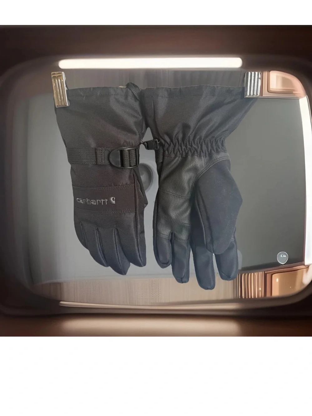 Carhartt Gloves KIDS X LARGE Waterproof Insulated Gauntlet Black MENS SMALL